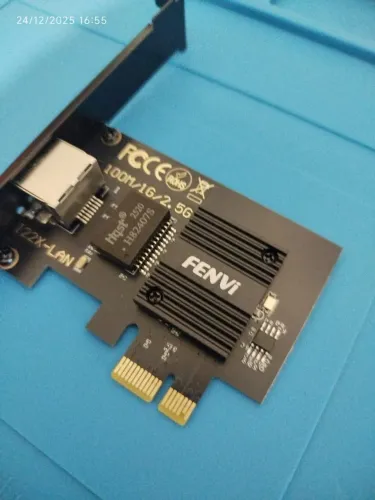 Placa de rede PCI Express RJ45 CHIP i226 - Gigabit Ethernet 100/1000/2500mbps