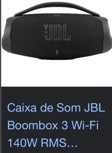 JBL BOOmbox 3 Semi nova