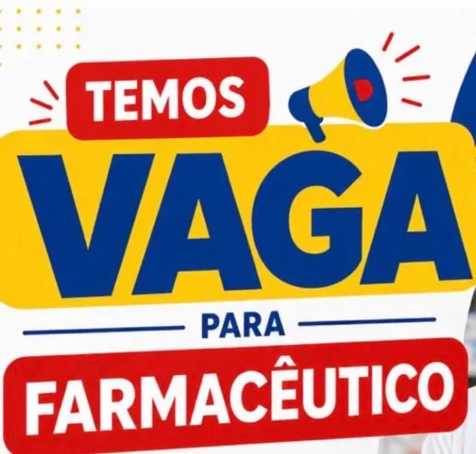 Vaga para farmacêutico(a)