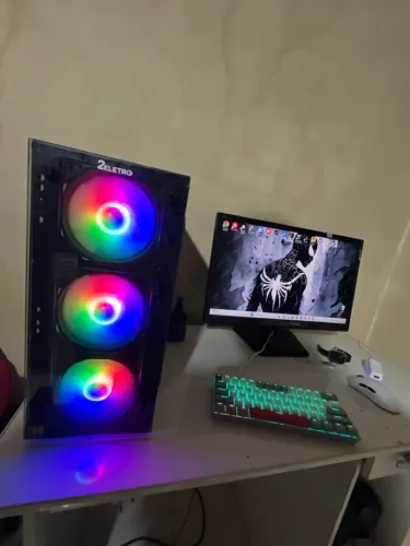 Pc gamer Amd Ryzen 7 5600g 3.8Mhz 16gb RAM 480gb Fonte: 650W