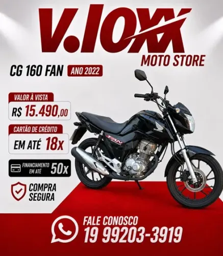 HONDA CG 160 FAN 2021/2022