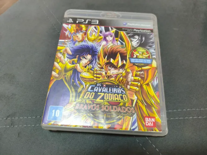 Jogo Os Cavaleiros Do Zodíaco: Bravos Soldados PS3 - Original Mídia Física