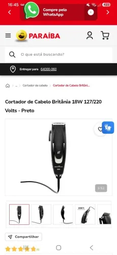 Cortador Gama na caixa