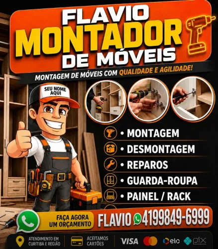 Montador de móveis - moveia Bem montados ou não recebemos