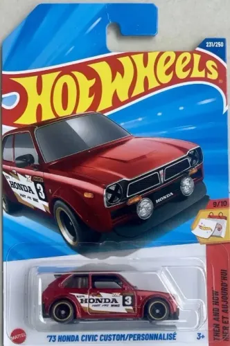 Hot Wheels 73 Honda Civic Custom Super T-hunt, Top, Lacrado, Raridade, HW