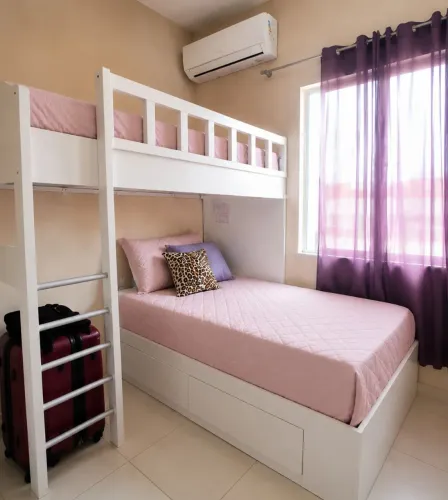 Cama Beliche Solteiro Multifuncional Branca com Gavetas