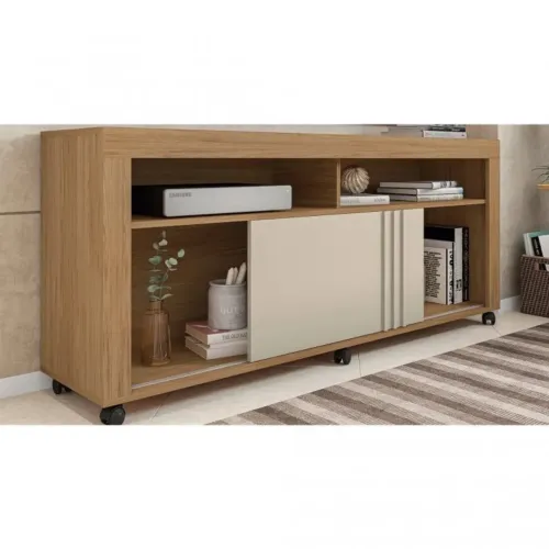Rack Bancada Joy da Caemmun em Buriti/Off White