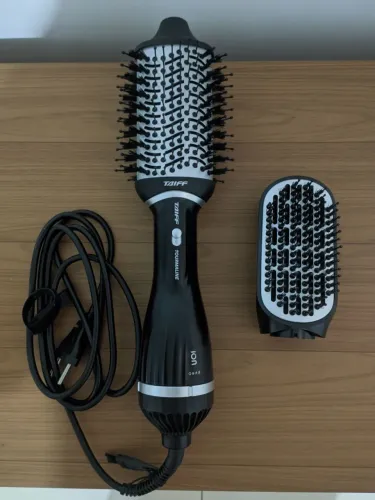 Escova Secadora Taiff Tourmaline 1200w + Refil Raquete - 220v