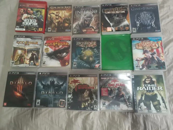 Jogos de Playstation 3 alguns são raros e bem chatos de encontrar!