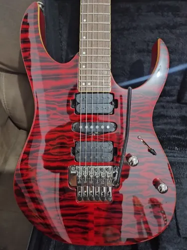 Guitarra Ibanez Premium RG870 QMZ com case