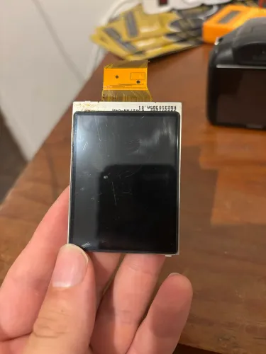 Tela display câmera Sony WX50