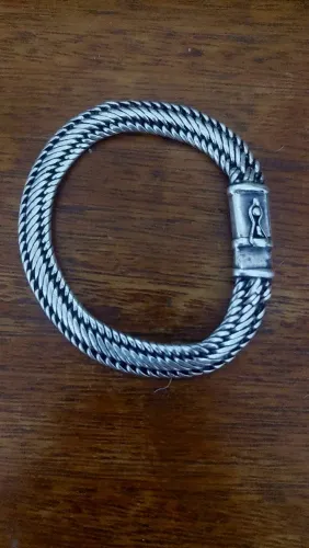 PULSEIRA PRATA 925K MACIÇA 35 GRAMAS