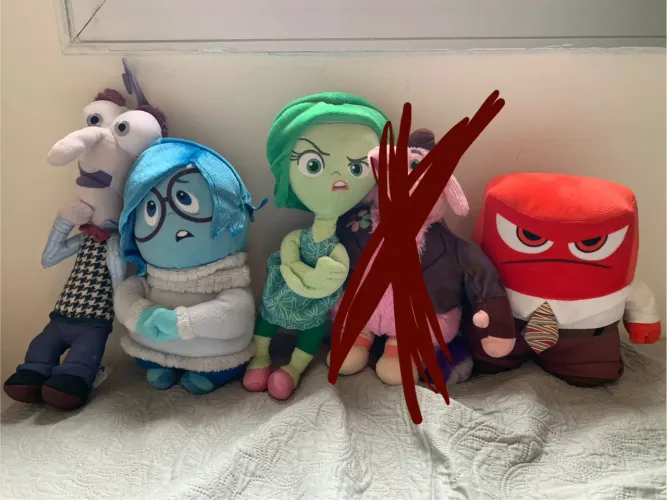 Lote de 4 pelúcias divertidamente oficiais da disney