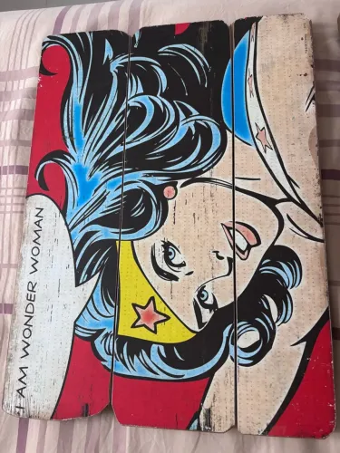 Quadro Mulher Maravilha kit com 2
