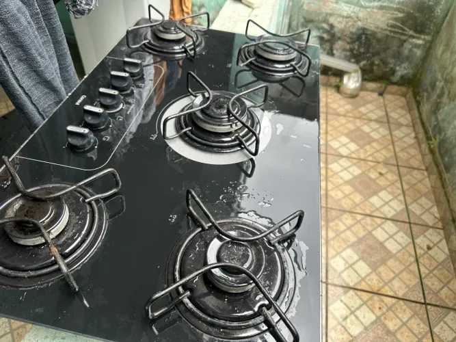 Cooktop Consul 5 Bocas a Gás CD075BE Preto + Mangueira