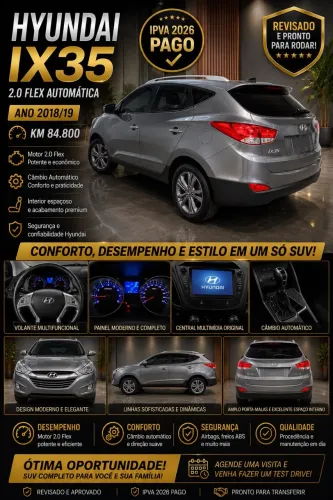 Hyundai IX35 GL 2.0 16V 2WD Flex Aut. 2019