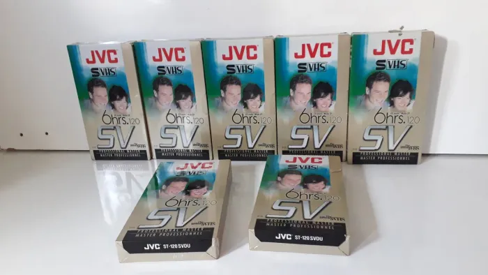 Fitas vhs lacradas JVC