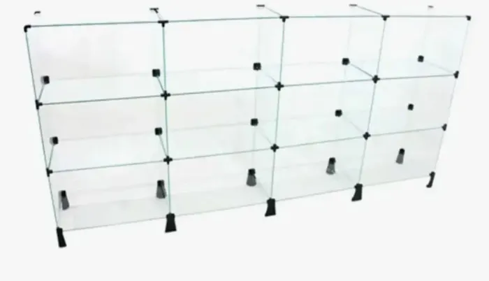 Vitrine de vidro para loja 4.5 metros