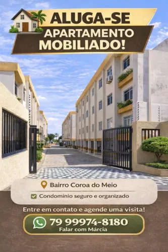 Apartamento Mobiliado para Aluguel - Residencial Parque Atlântico (Bairro Coroado Meio)