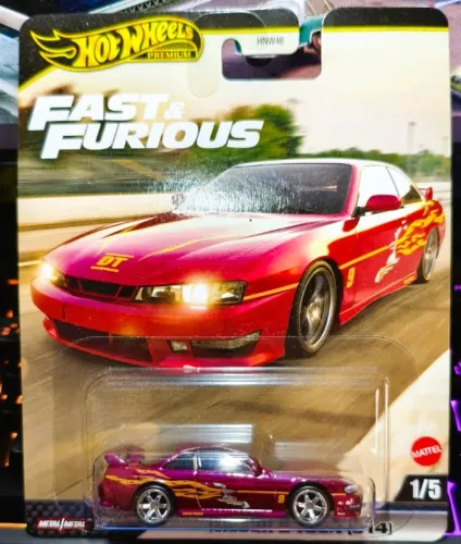 Velozes e Furiosos Hot Wheels Premium - Nissan 240SX (Silvia S14) Fast and Furious