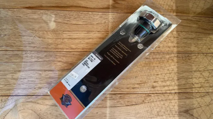 Medidor de temperatura e nível de oleo do carter original para moto HD.