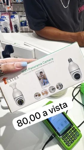 Câmera Wi-Fi lâmpada