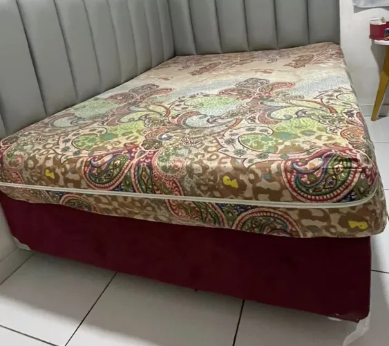 Cama box casal ortobom