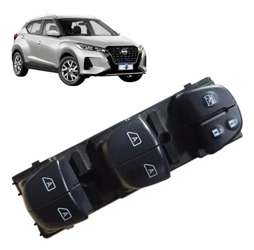 Botão Vidro Dianteiro Esquerdo Nissan Kicks 1.6 2022 Uzad0