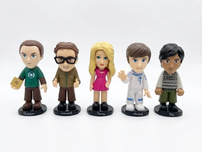 Coleção Completa The Big Bang Theory Bob?s 5 Miniaturas