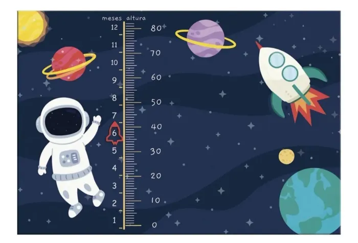 Tapete mesversario astronauta grosso