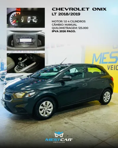Chevrolet Onix Hatch LT 1.0 12V Flex Mec. 4P 2019