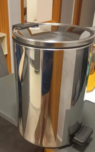 Lixeira inox trasmontano 12 litros