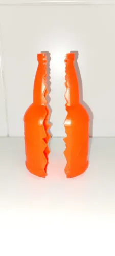 2 NERF pequenas + garrafa NERF que se parte ao meio + dois dardos