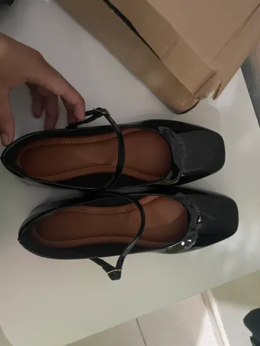 Sapatilha Mary Jane Preta