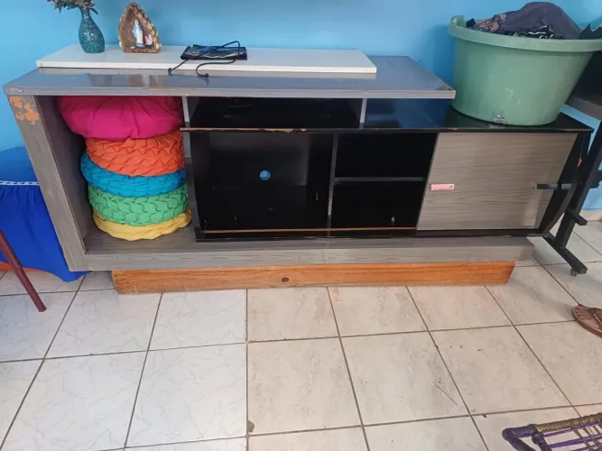 Rack de madeira, 220x60x70cm