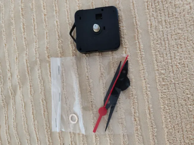 Máquina silenciosa para relógio de parede com ponteiros completo último kit.