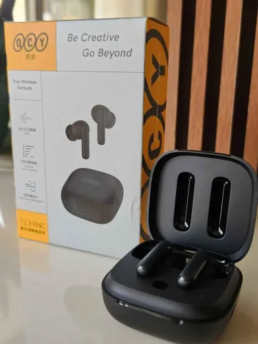 Fone Bluetooth QCY T13 ANC Preto Lacrado Original 