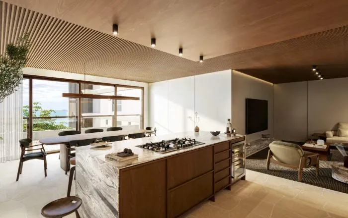 Cobertura duplex de 269 m² com vista para o mar em Cabeçudas