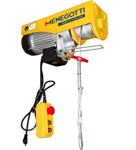 Guincho de Coluna V2 500/1000 Elétrico MENEGOTTI Monofásico 220V