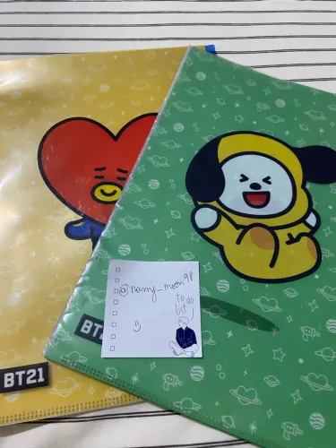 BTS Fichários Oficiais Tata e Chimmy