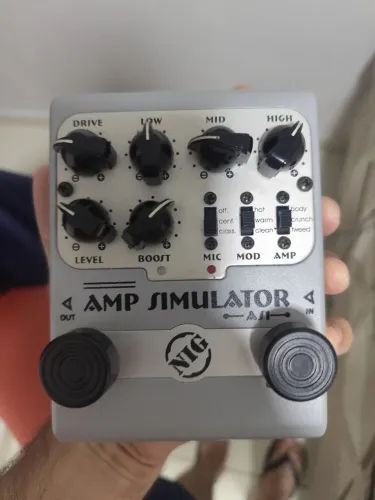 Pedal de guitarra Ampli simulator Nig