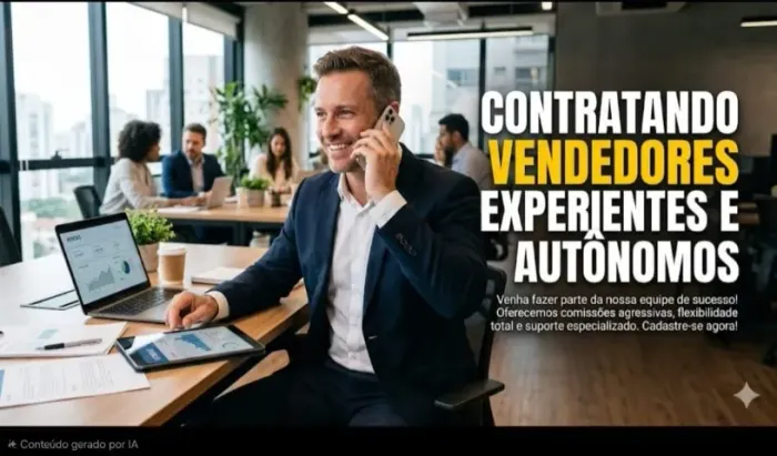 CONTRATANDO VENDEDORES AUTÔNOMOS COM OU SEM EXPERIÊNCIA 