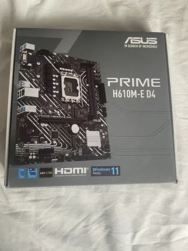 Placa mãe H610M-E D4 LGA 1700 com Defeito