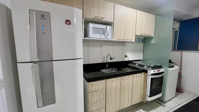 Apartamento mobiliado 2 quartos com Suíte | Próximo à Embraer | Temporada ou Locação