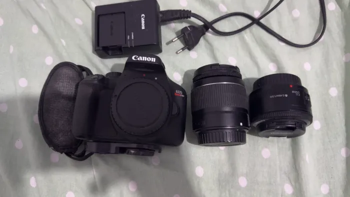 Cânon T100 + 2 lentes