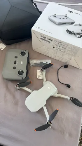  DJI Mini 2 funcionando perfeitamente com pequeno trinco