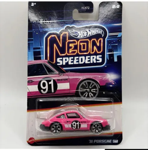 Hot Wheels Neon Speeders 2026 '71 Porsche 911 Rosa 1:64 Lacrado