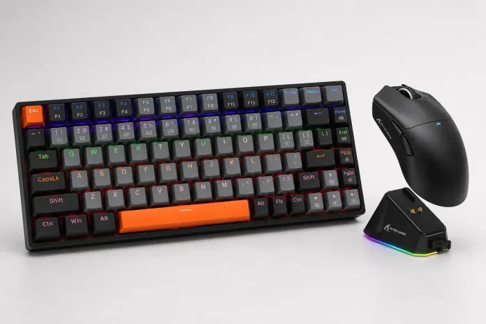 Kit Gamer Attack shark x11 + Mechanike k500A-84 - Estado de Novo
