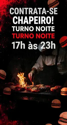 CONTRATAMOS CHAPEIRO 