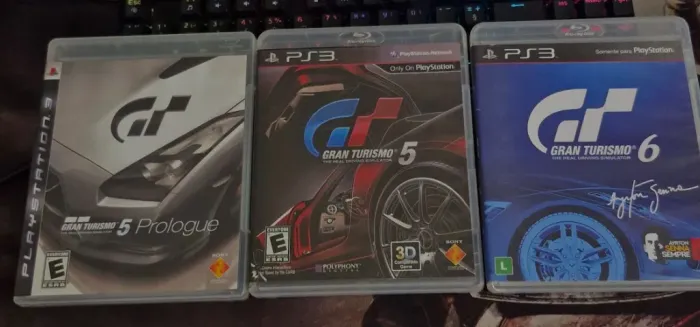 Coleção Gran Turismo 5 / 6 / Prologue - Playstation 3 (Faço olx pay)
